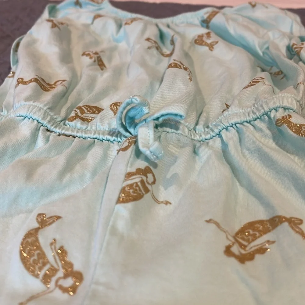 Cute romper with glitter mermaids 4/5